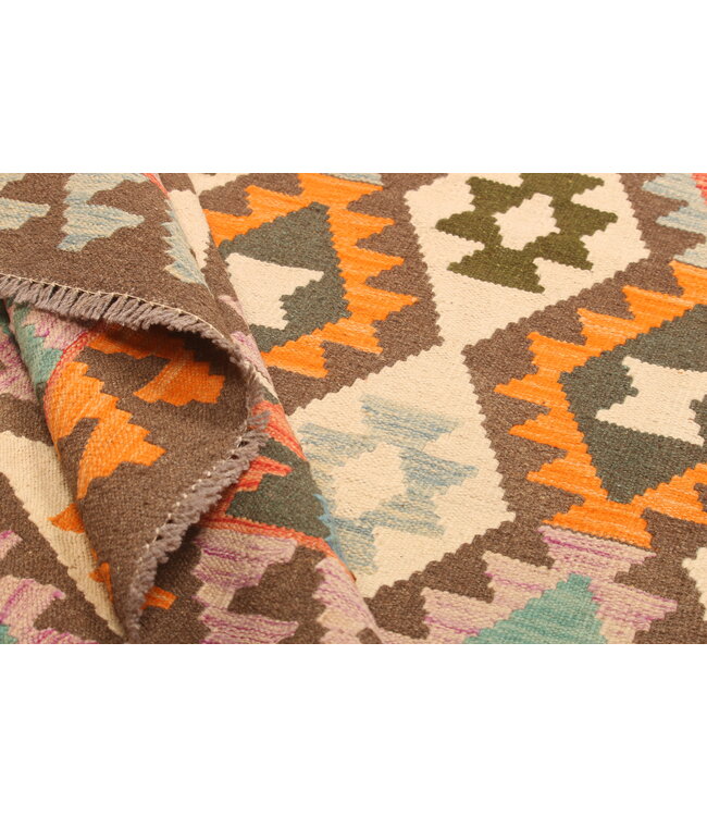 293x202cm Handwoven Traditional Kelim Area Rug Wool Carpet