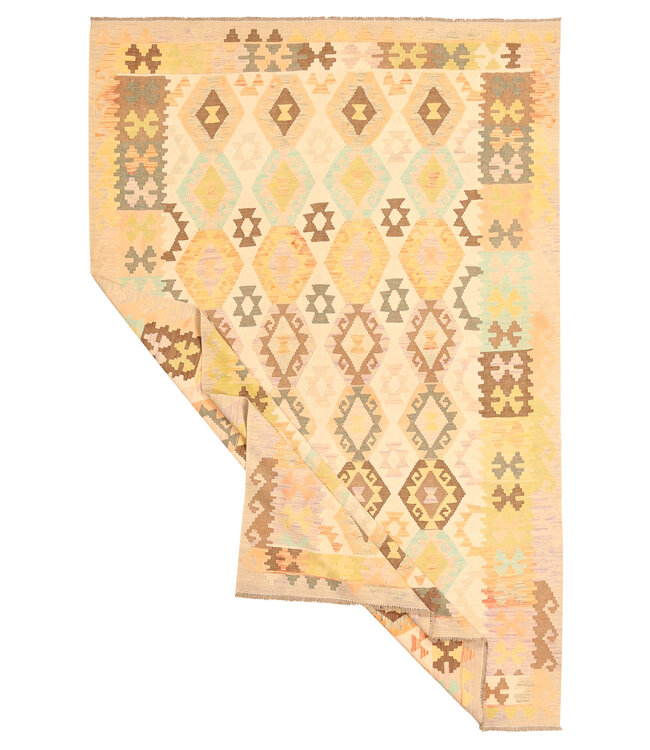 302x195cm  Beautiful Rug Handwoven Kelim Wool  Oriental carpet