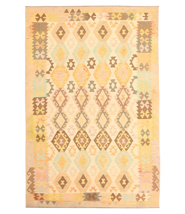 302x195cm  Beautiful Rug Handwoven Kelim Wool  Oriental carpet