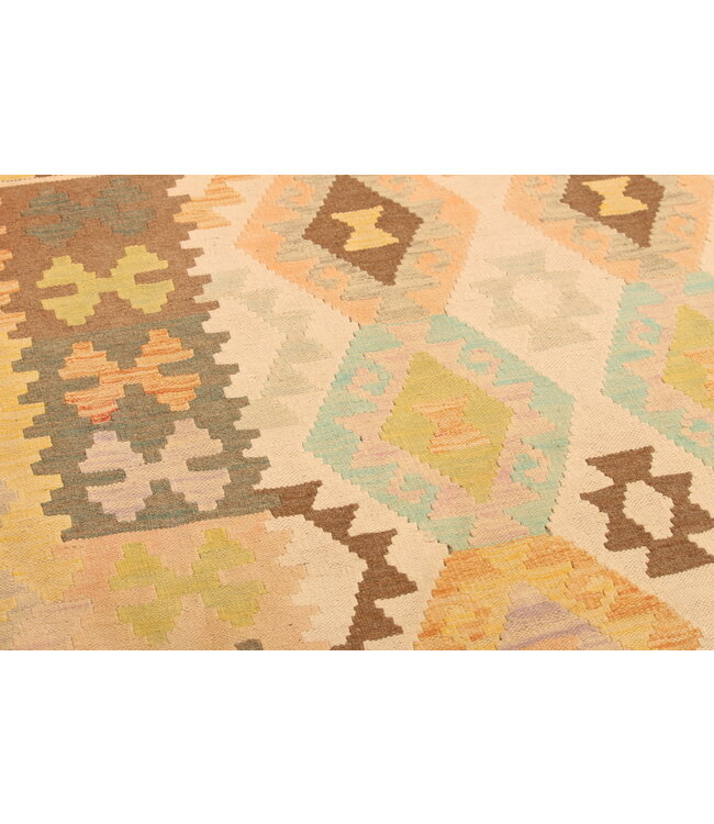 302x195cm Schöner teppich handgewebter Kelim-Wollteppich Orientalischer Teppich