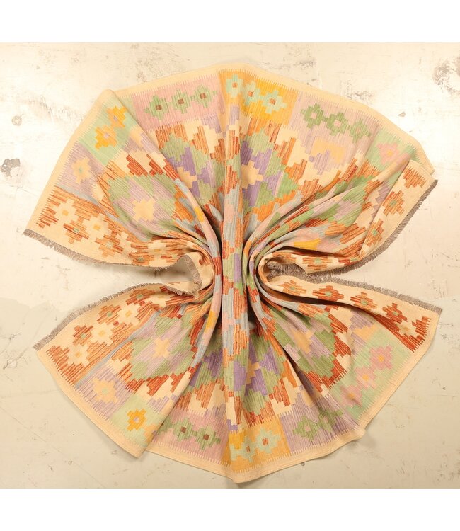 298x200cm Schöner teppich handgewebter Kelim-Wollteppich Orientalischer Teppich