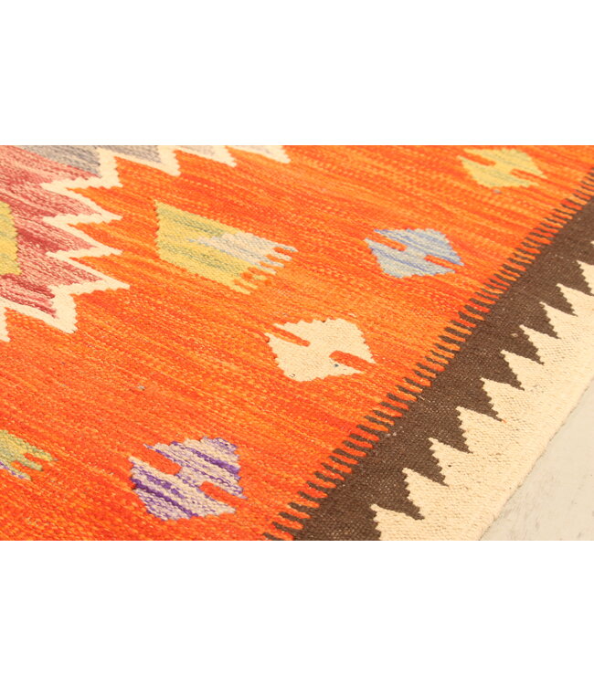 295x196cm Handwoven Traditional Kelim Area Rug Wool Carpet