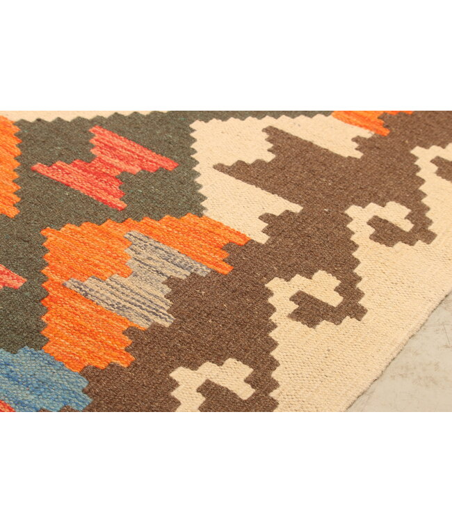 304x204cm Handgewebter Traditioneller Kelim Teppich Woll