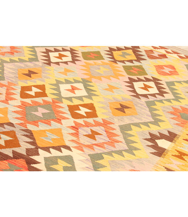 298x202cm Afghan Oriental wool carpet Handmade Kelim Rug