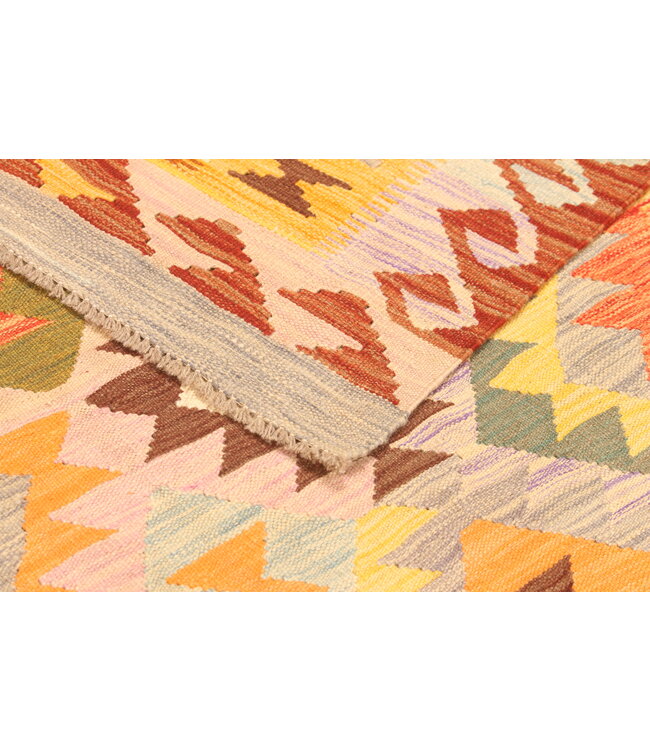 298x202cm Afghan Oriental wool carpet Handmade Kelim Rug