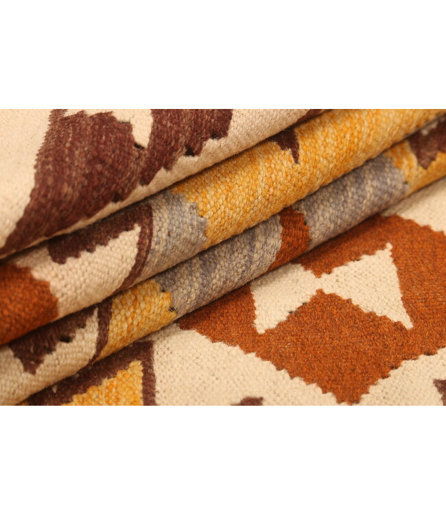 295x200cm Afghan Oriental wool carpet Handmade Kelim Rug