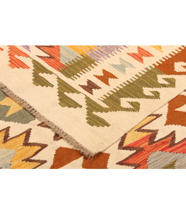 295x200cm Afghan Oriental wool carpet Handmade Kelim Rug