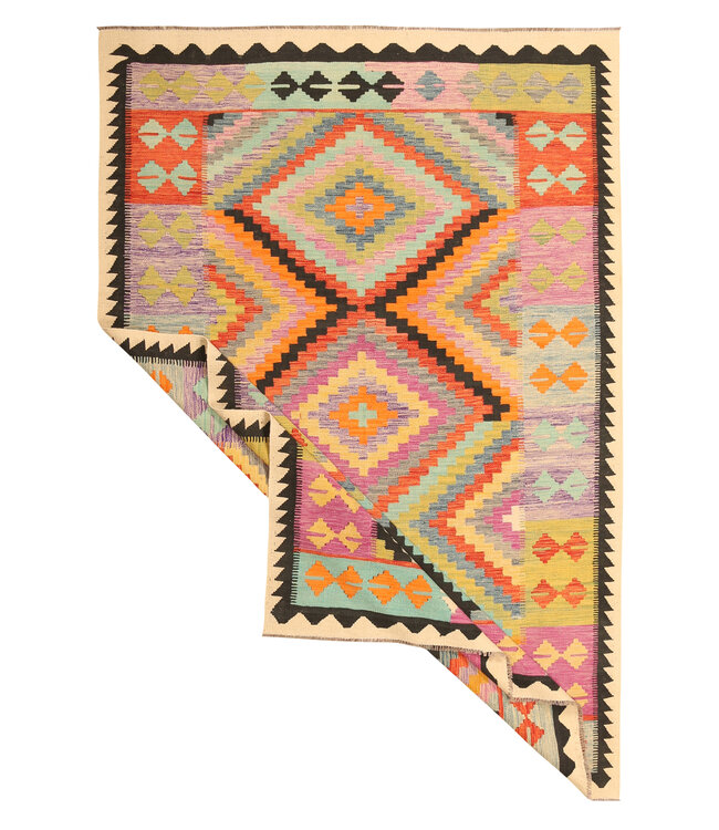 298x200cm  Beautiful Rug Handwoven Kelim Wool  Oriental carpet