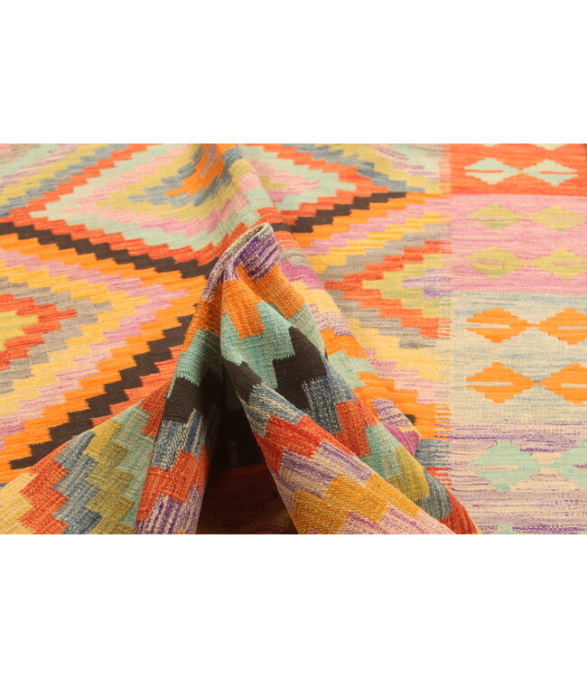 298x200cm  Beautiful Rug Handwoven Kelim Wool  Oriental carpet