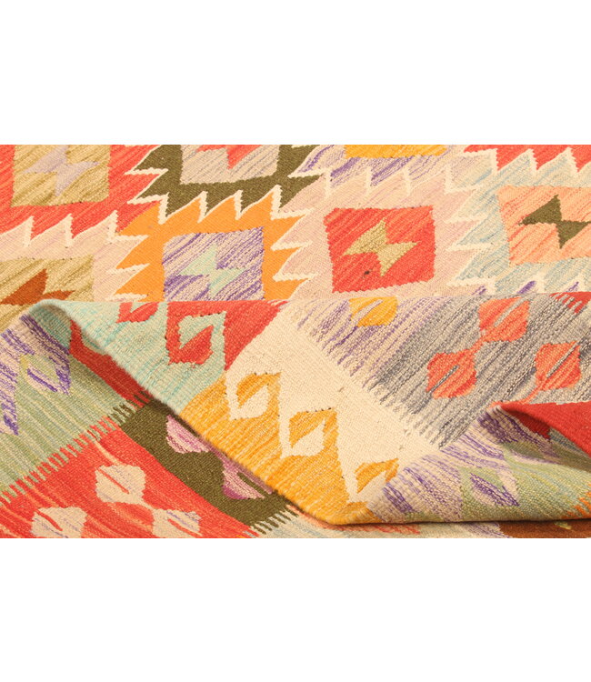 290x200cm Schöner teppich handgewebter Kelim-Wollteppich Orientalischer Teppich