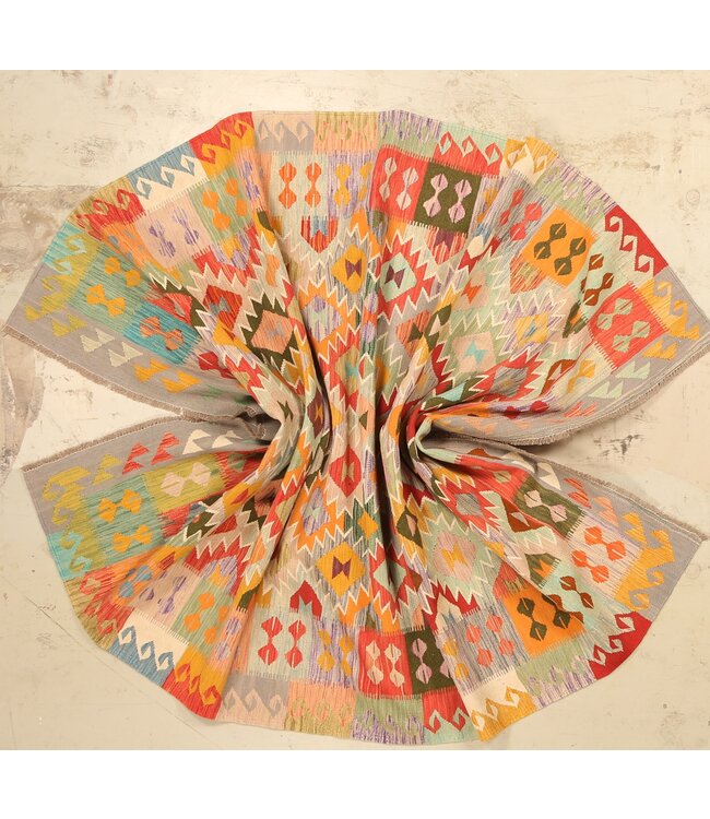 290x200cm Schöner teppich handgewebter Kelim-Wollteppich Orientalischer Teppich