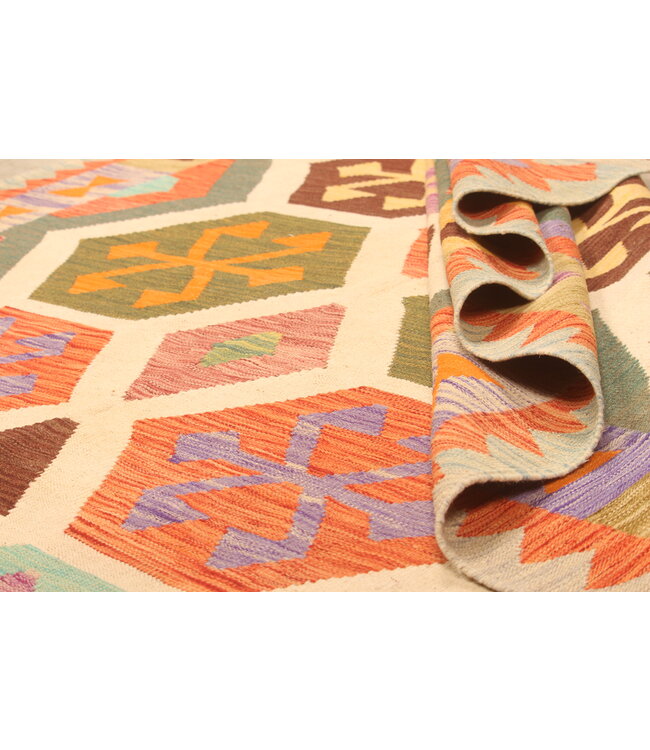 300x197cm  Beautiful Rug Handwoven Kelim Wool  Oriental carpet