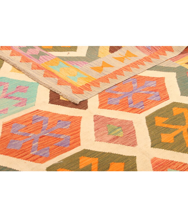 300x197cm  Beautiful Rug Handwoven Kelim Wool  Oriental carpet