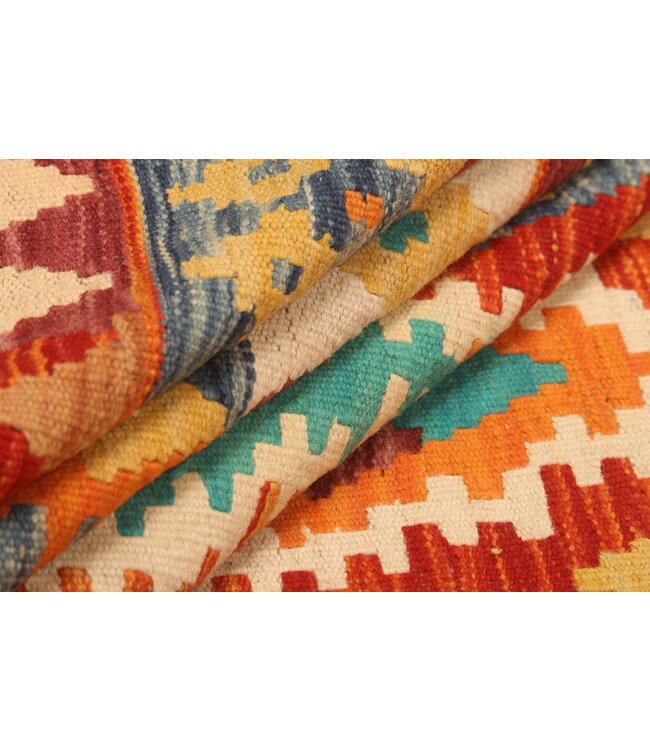 306x212cm Schöner teppich handgewebter Kelim-Wollteppich Orientalischer Teppich