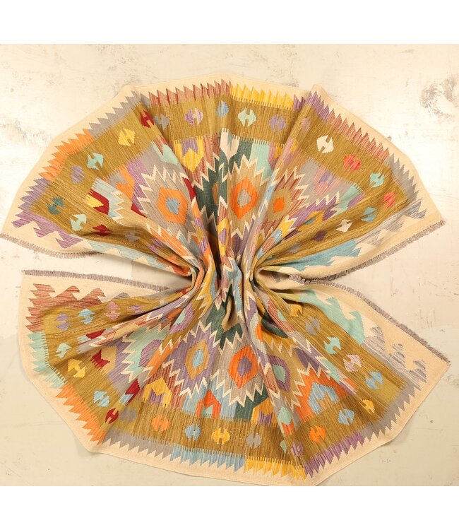 290x196cm Schöner teppich handgewebter Kelim-Wollteppich Orientalischer Teppich