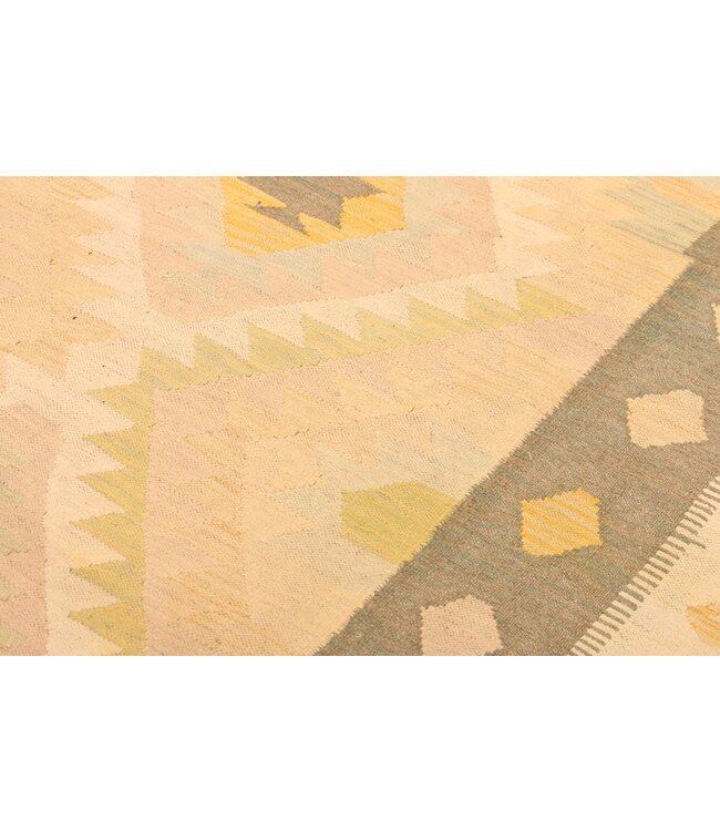 297x180cm Afghan Oriental wool carpet Handmade Kelim Rug