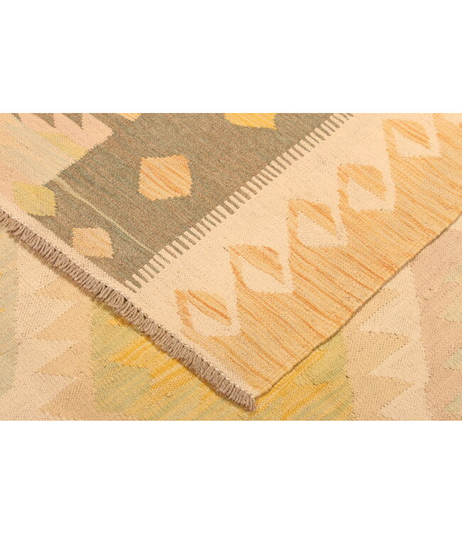 297x180cm Afghan Oriental wool carpet Handmade Kelim Rug