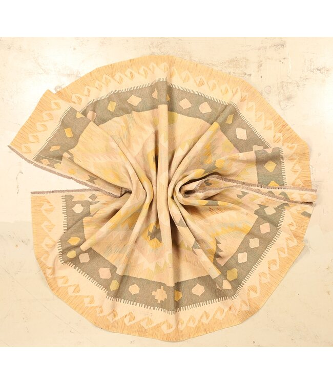 297x180cm Afghan Oriental wool carpet Handmade Kelim Rug