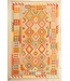 Kelimshop 300x192cm Afghanischer orientalischer Wollteppich handgefertigter Kelim-Teppich