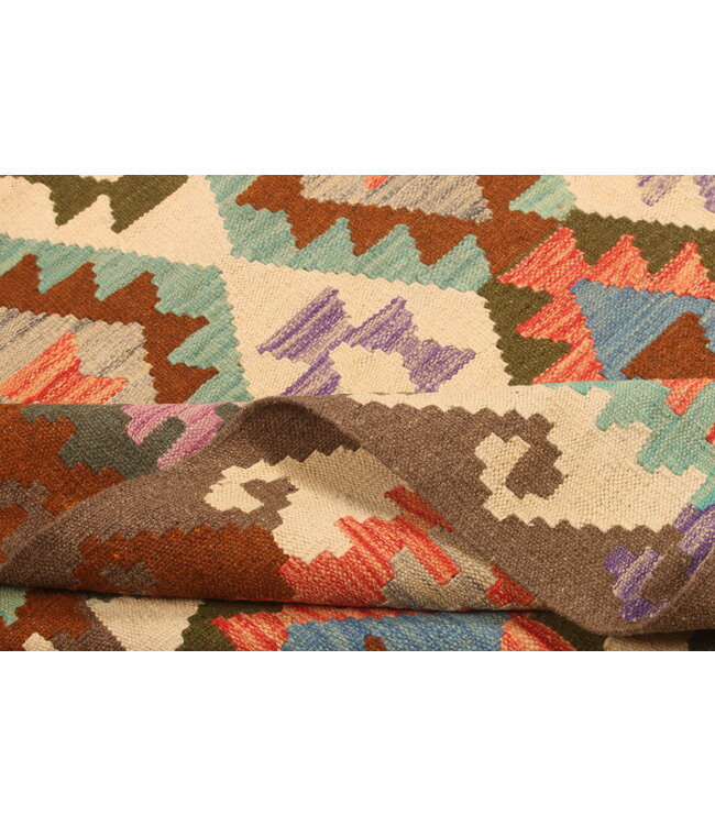 300x198cm Afghaans oosters wollen tapijt handgemaakt Kelim-kleed