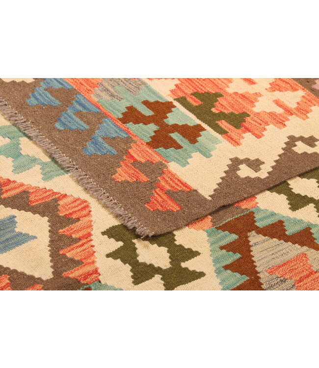 300x198cm Afghan Oriental wool carpet Handmade Kelim Rug