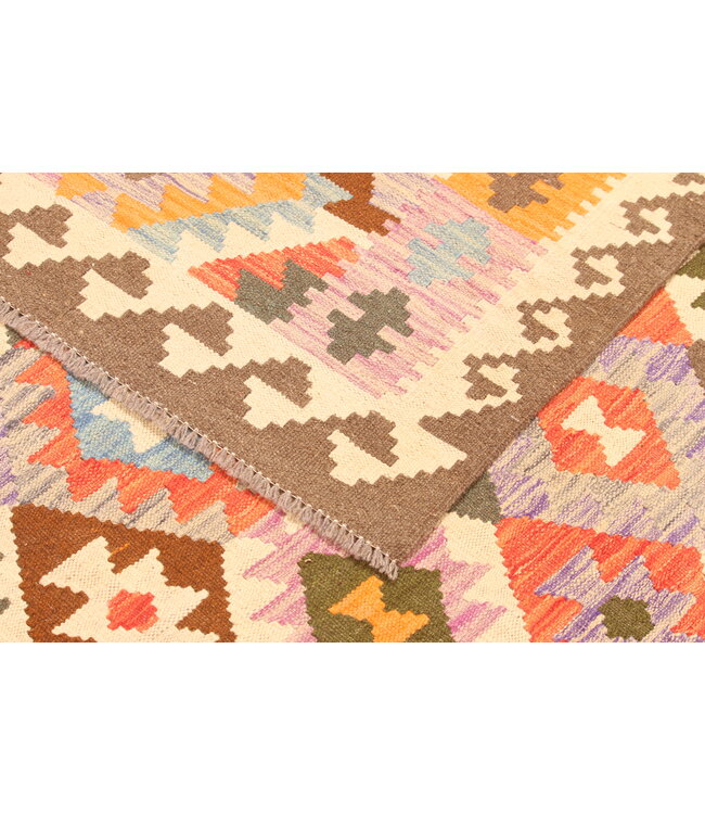 303x203cm Afghan Oriental wool carpet Handmade Kelim Rug