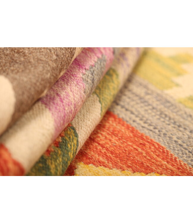 300x193cm Afghan Oriental wool carpet Handmade Kelim Rug