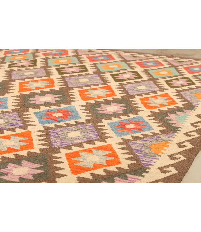 292x211cm Handwoven Traditional Kelim Area Rug Wool Carpet
