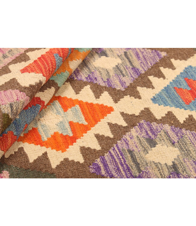 292x211cm Handgewebter Traditioneller Kelim Teppich Woll