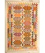 Kelimshop 305x198cm Afghanischer orientalischer Wollteppich handgefertigter Kelim-Teppich