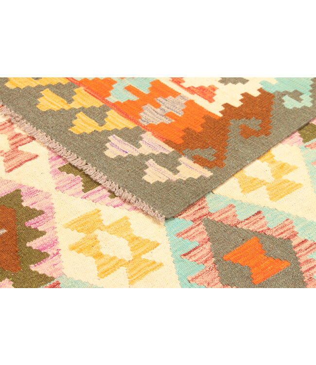 298x206cm Afghan Oriental wool carpet Handmade Kelim Rug