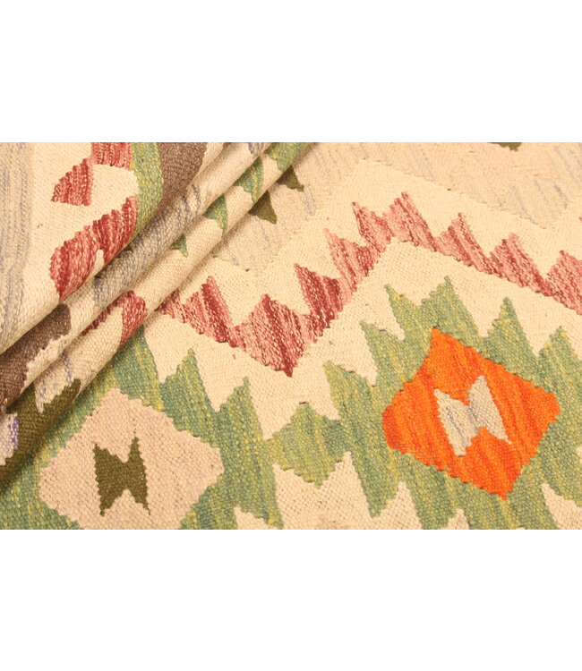 300x195cm Afghaans oosters wollen tapijt handgemaakt Kelim-kleed