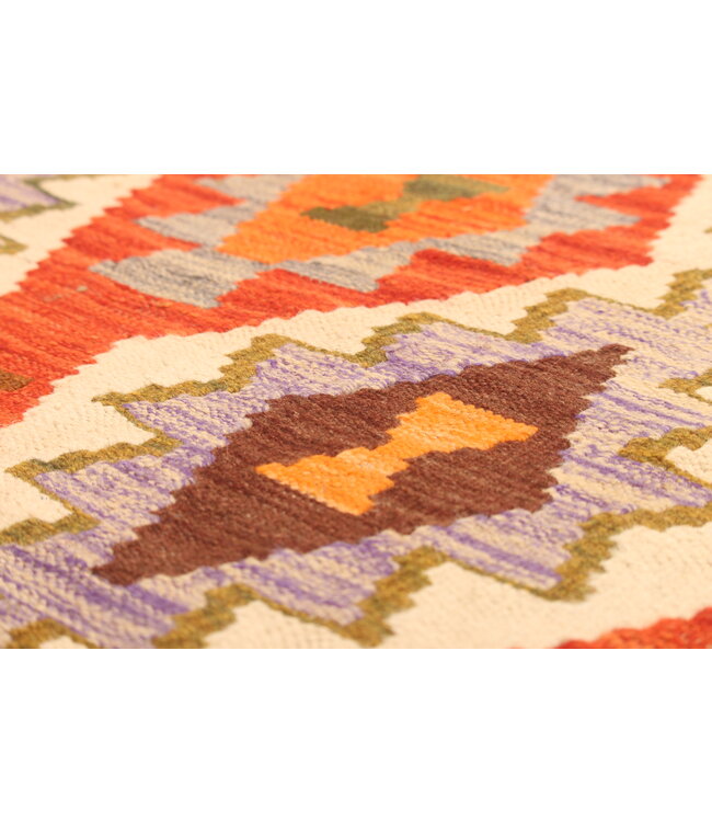 295x202cm Afghan Oriental wool carpet Handmade Kelim Rug