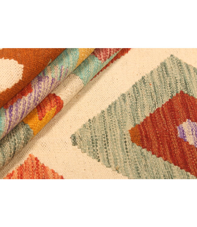 302x193cm Handwoven Traditional Kelim Area Rug Wool Carpet