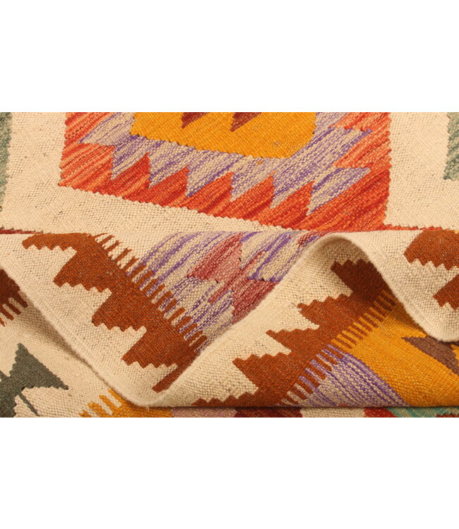 302x193cm Handwoven Traditional Kelim Area Rug Wool Carpet