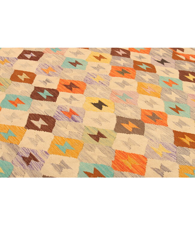 300x200cm Handwoven Traditional Kelim Area Rug Wool Carpet