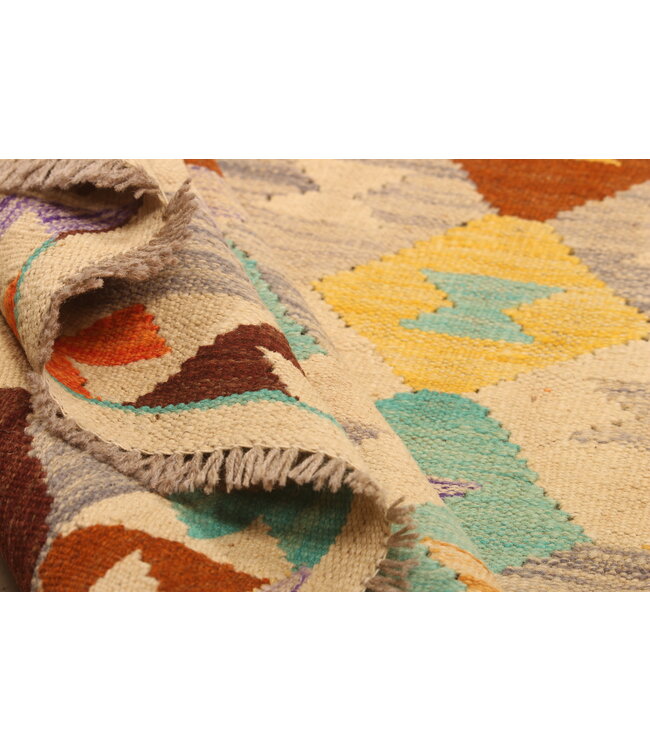 300x200cm Handwoven Traditional Kelim Area Rug Wool Carpet