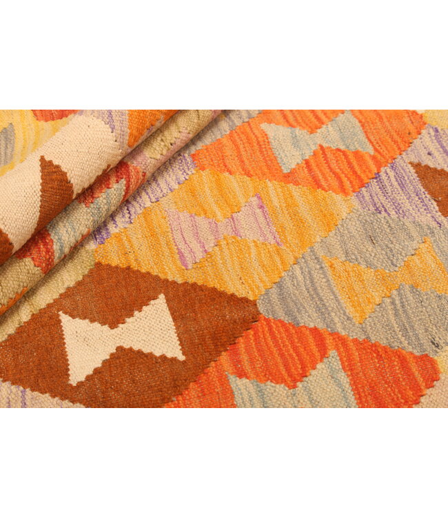 300x201cm Handwoven Traditional Kelim Area Rug Wool Carpet