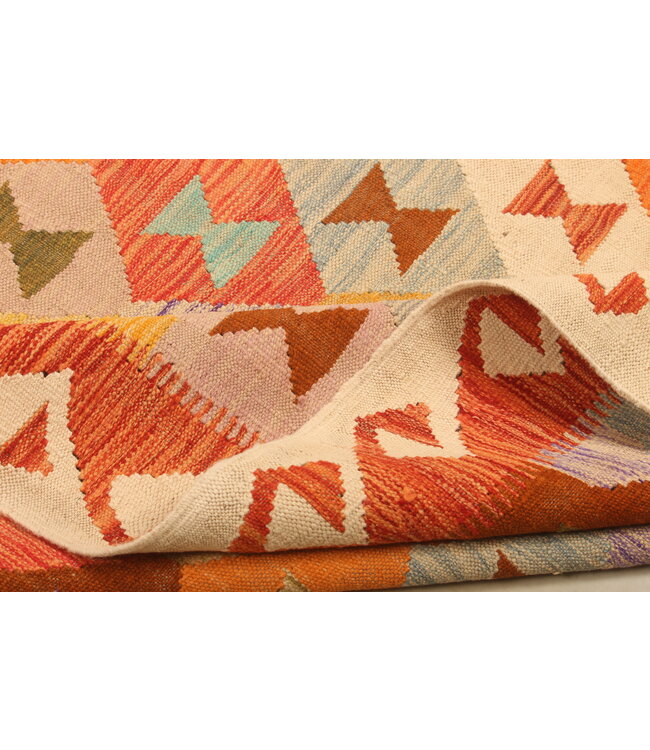 300x201cm Handwoven Traditional Kelim Area Rug Wool Carpet