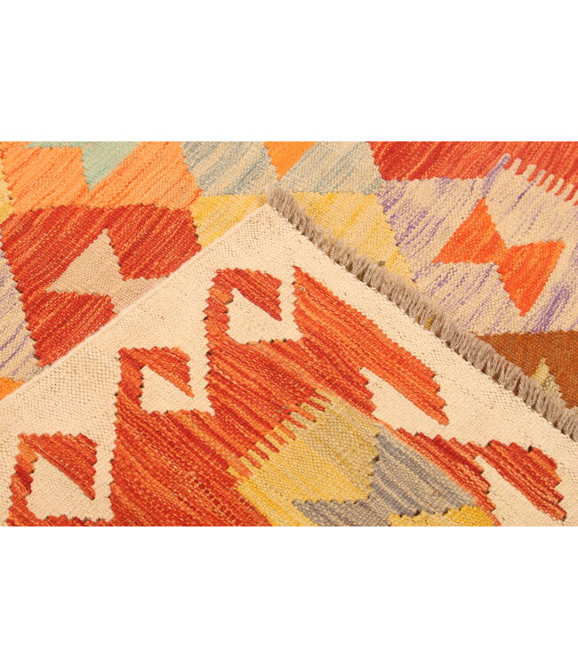 300x201cm Handwoven Traditional Kelim Area Rug Wool Carpet