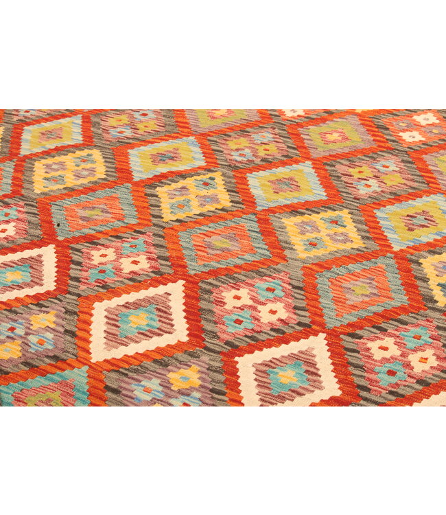 293x195cm  Beautiful Rug Handwoven Kelim Wool  Oriental carpet