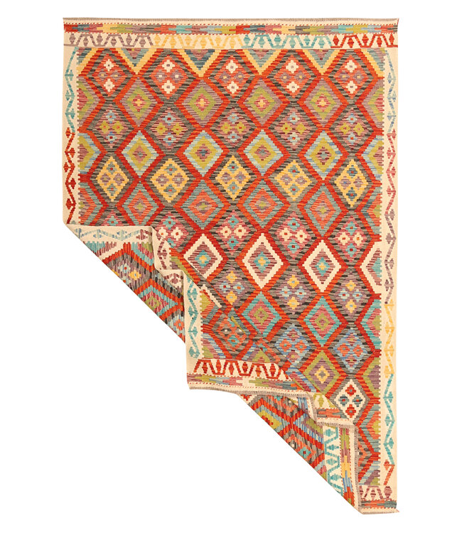 293x195cm  Beautiful Rug Handwoven Kelim Wool  Oriental carpet