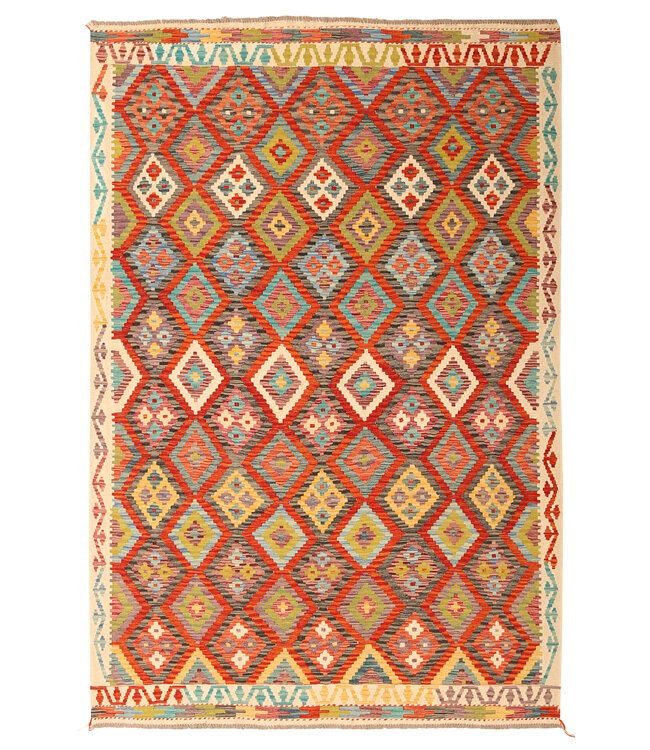 293x195cm  Beautiful Rug Handwoven Kelim Wool  Oriental carpet