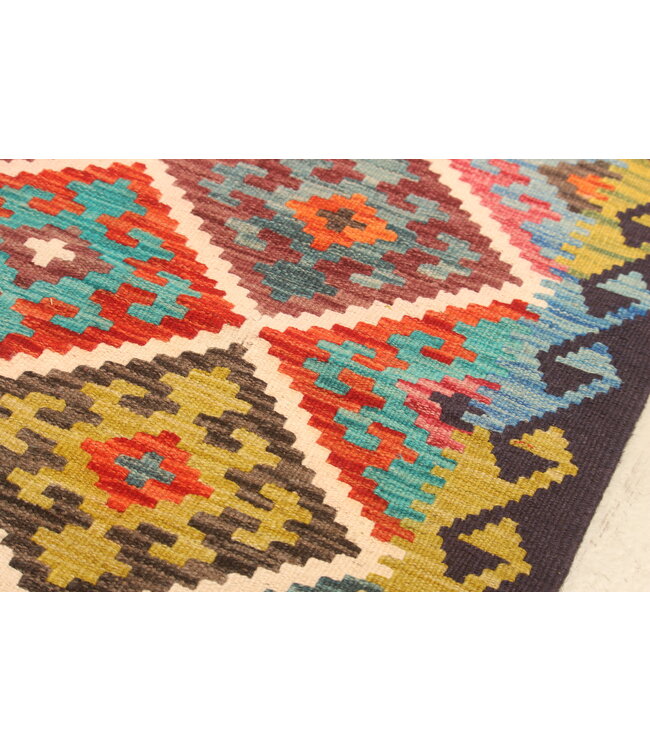 286x202cm Schöner teppich handgewebter Kelim-Wollteppich Orientalischer Teppich