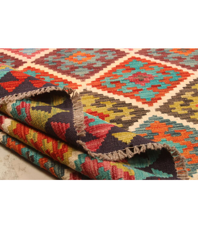 286x202cm  Beautiful Rug Handwoven Kelim Wool  Oriental carpet