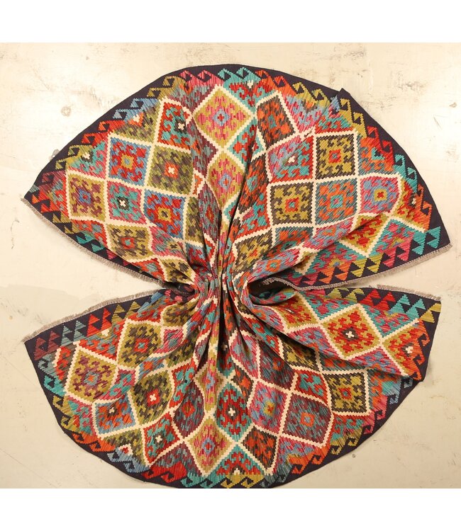 286x202cm Schöner teppich handgewebter Kelim-Wollteppich Orientalischer Teppich