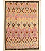 Kelimshop 300x205cm Afghanischer orientalischer Wollteppich handgefertigter Kelim-Teppich