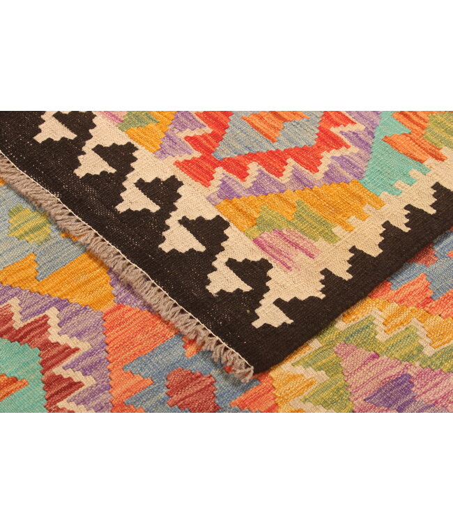 300x205cm Afghaans oosters wollen tapijt handgemaakt Kelim-kleed