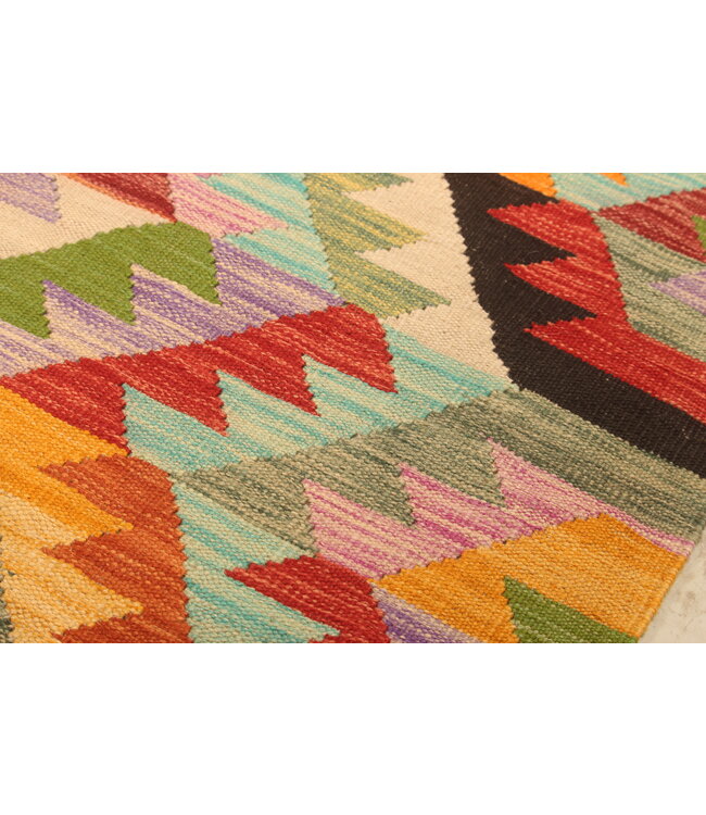 303x200cm Schöner teppich handgewebter Kelim-Wollteppich Orientalischer Teppich