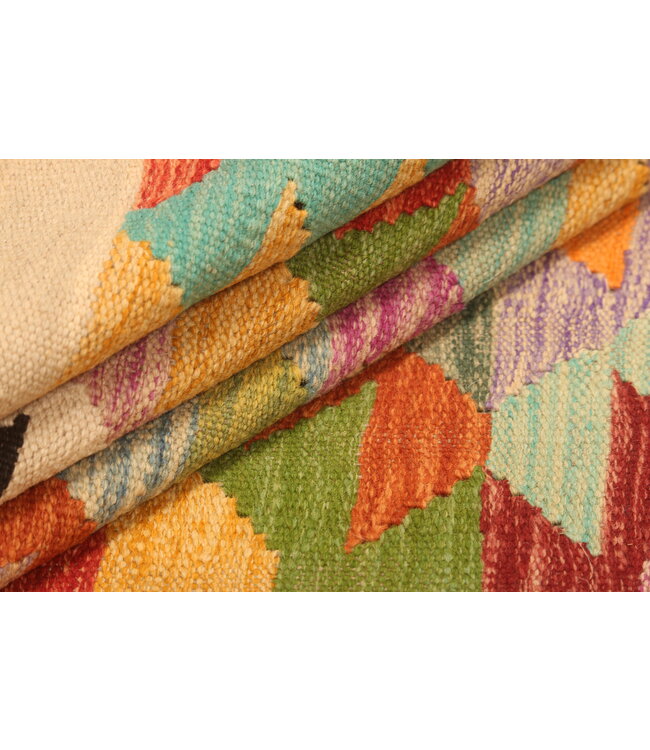 303x200cm  Beautiful Rug Handwoven Kelim Wool  Oriental carpet